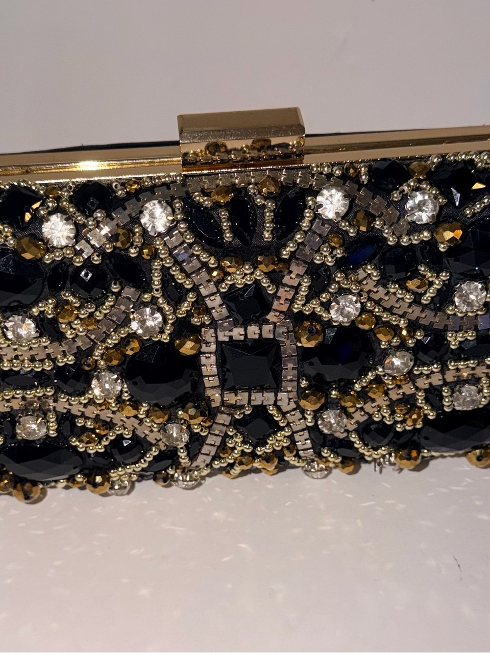 Vintage beaded clutch